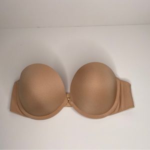 Strapless nude bra 36B